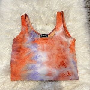 Tie dye crop top